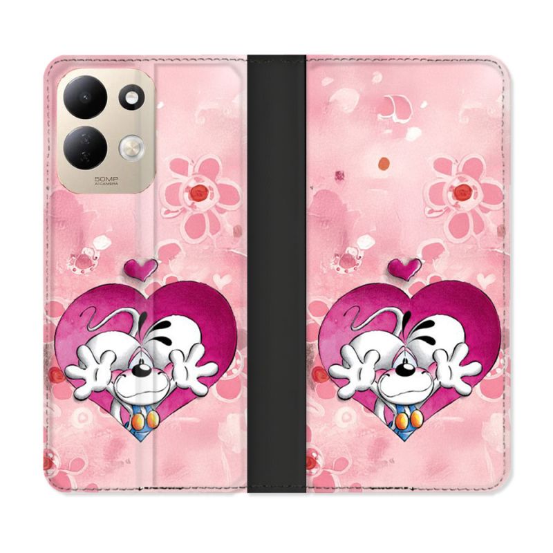 Housse Cuir Portefeuille Pour Xiaomi Redmi 17 4G / 5G Didll Love