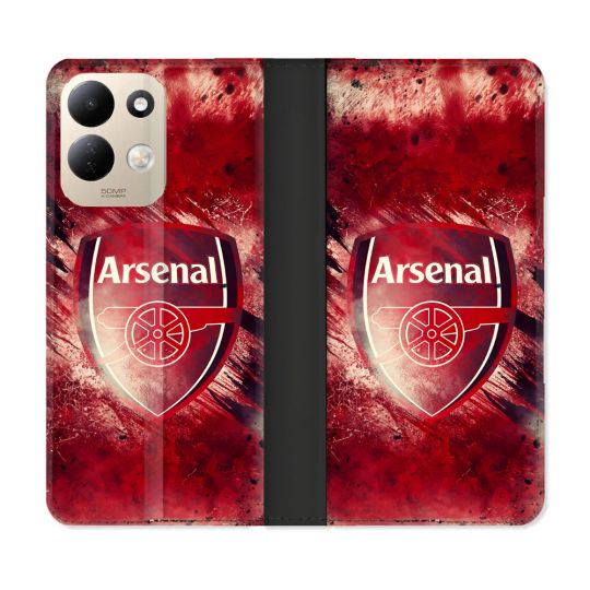 Housse Cuir Portefeuille Pour Xiaomi Redmi 17 4G / 5G Foot Arsenal
