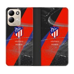 Housse Cuir Portefeuille Pour Xiaomi Redmi 17 4G / 5G Foot Athletico Madrid