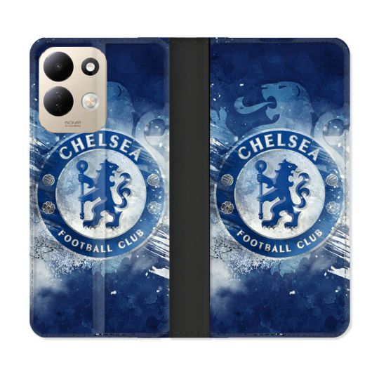 Housse Cuir Portefeuille Pour Xiaomi Redmi 17 4G / 5G Foot Chelsea