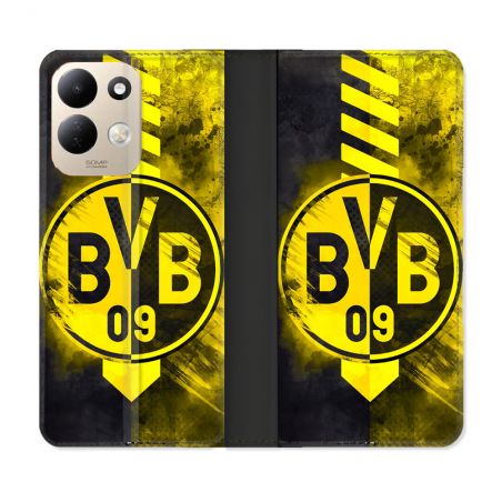Housse Cuir Portefeuille Pour Xiaomi Redmi 17 4G / 5G Foot Dortmund