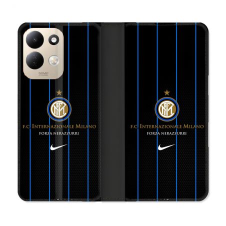 Housse Cuir Portefeuille Pour Xiaomi Redmi 17 4G / 5G Foot Inter Milan