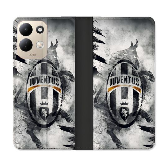 Housse Cuir Portefeuille Pour Xiaomi Redmi 17 4G / 5G Foot Juventus Turin