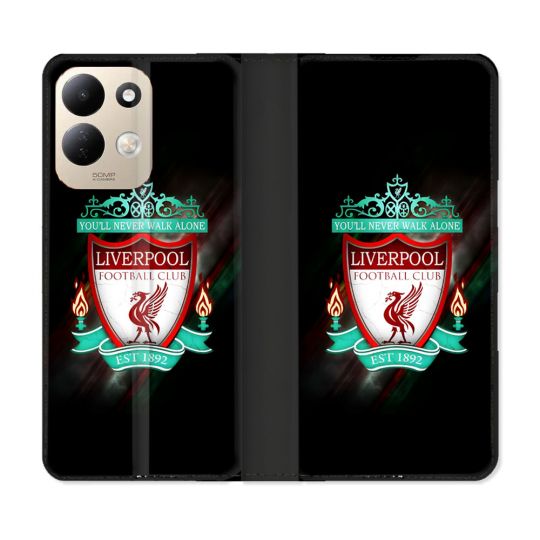 Housse Cuir Portefeuille Pour Xiaomi Redmi 17 4G / 5G Foot Liverpool