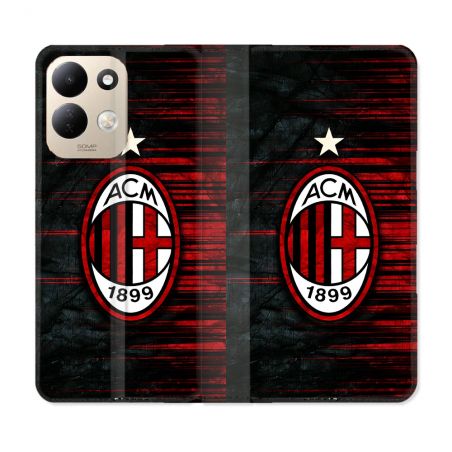 Housse Cuir Portefeuille Pour Xiaomi Redmi 17 4G / 5G Foot Milan AC