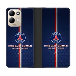 Housse Cuir Portefeuille Pour Xiaomi Redmi 17 4G / 5G Foot PSG Fier
