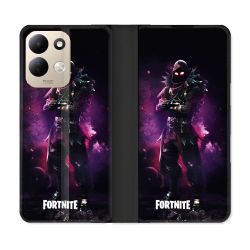 Housse Cuir Portefeuille Pour Xiaomi Redmi 17 4G / 5G Fortnite Raven