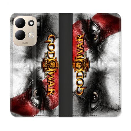 Housse Cuir Portefeuille Pour Xiaomi Redmi 17 4G / 5G God Of War GOW