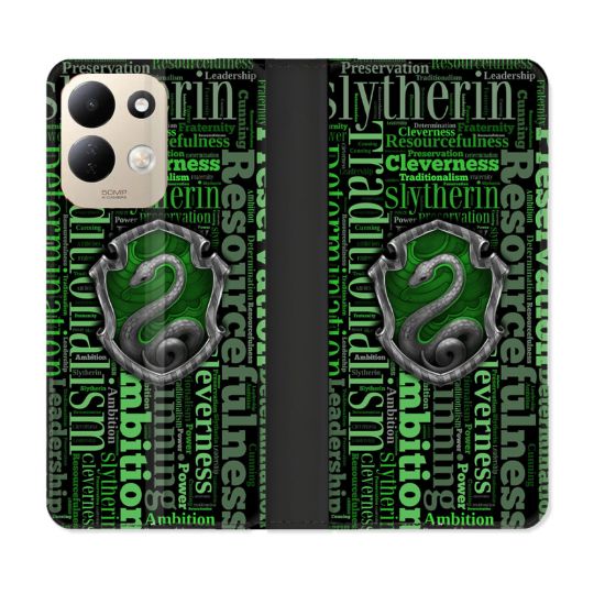 Housse Cuir Portefeuille Pour Xiaomi Redmi 17 4G / 5G Harry Potter Serpentar