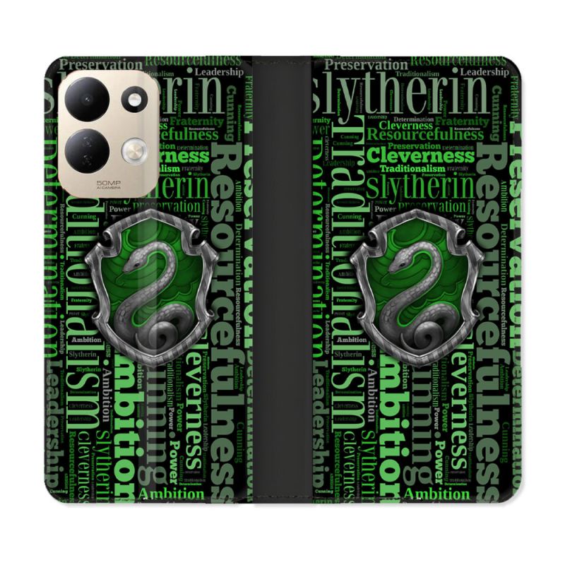 Housse Cuir Portefeuille Pour Xiaomi Redmi 17 4G / 5G Harry Potter Serpentar