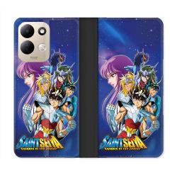 Housse Cuir Portefeuille Pour Xiaomi Redmi 17 4G / 5G Les Chevaliers Du Zodiaque