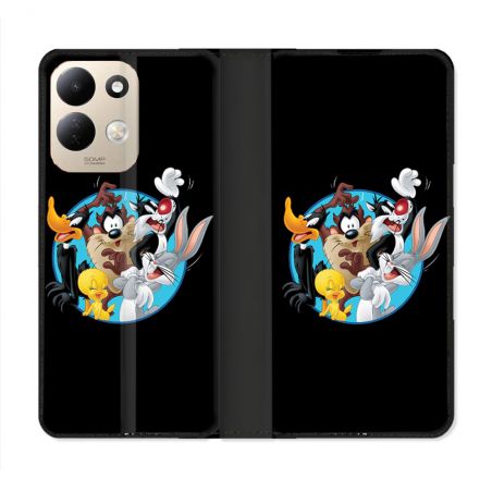 Housse Cuir Portefeuille Pour Xiaomi Redmi 17 4G / 5G Looney Tunes