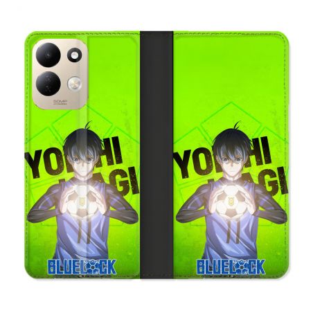 Housse Cuir Portefeuille Pour Xiaomi Redmi 17 4G / 5G Manga Blue Lock Yoichi Isagi