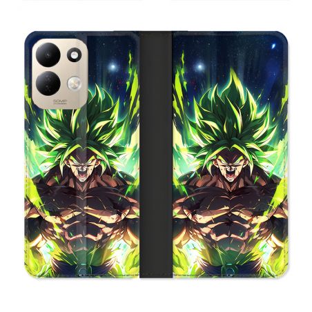 Housse Cuir Portefeuille Pour Xiaomi Redmi 17 4G / 5G Manga Dragon Ball Broly