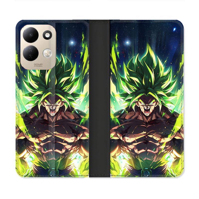 Housse Cuir Portefeuille Pour Xiaomi Redmi 17 4G / 5G Manga Dragon Ball Broly