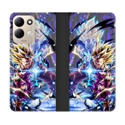 Housse Cuir Portefeuille Pour Xiaomi Redmi 17 4G / 5G Manga Dragon Ball Sangohan Duo