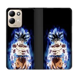 Housse Cuir Portefeuille Pour Xiaomi Redmi 17 4G / 5G Manga Dragon Ball Sangoku Noir