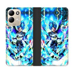 Housse Cuir Portefeuille Pour Xiaomi Redmi 17 4G / 5G Manga Dragon Ball Vegeta Bleu