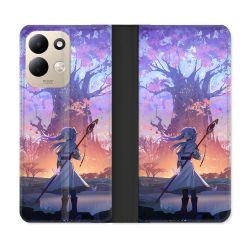 Housse Cuir Portefeuille Pour Xiaomi Redmi 17 4G / 5G Manga Frieren
