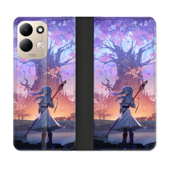 Housse Cuir Portefeuille Pour Xiaomi Redmi 17 4G / 5G Manga Frieren