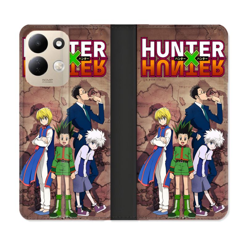 Housse Cuir Portefeuille Pour Xiaomi Redmi 17 4G / 5G Manga Hunter X Hunter Vintage