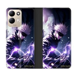 Housse Cuir Portefeuille Pour Xiaomi Redmi 17 4G / 5G Manga Jujutsu Kaisen Gojo Saturo