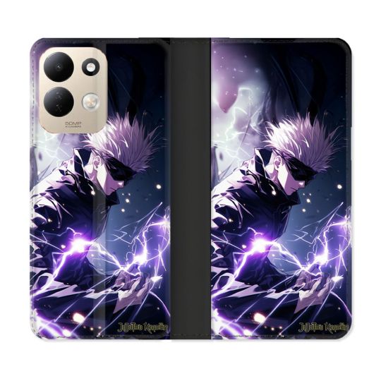 Housse Cuir Portefeuille Pour Xiaomi Redmi 17 4G / 5G Manga Jujutsu Kaisen Gojo Saturo