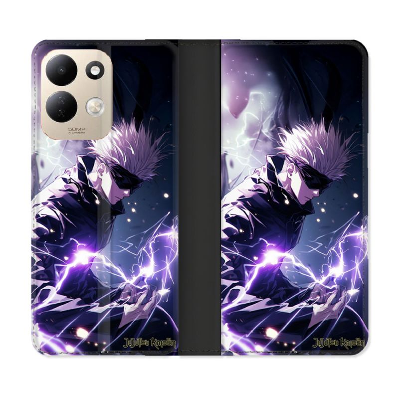 Housse Cuir Portefeuille Pour Xiaomi Redmi 17 4G / 5G Manga Jujutsu Kaisen Gojo Saturo