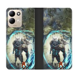 Housse Cuir Portefeuille Pour Xiaomi Redmi 17 4G / 5G Manga Kaiju N° 8 Kafka Hibino