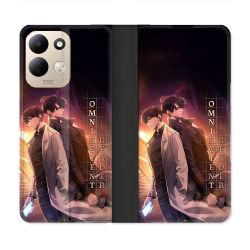 Housse Cuir Portefeuille Pour Xiaomi Redmi 17 4G / 5G Manga Lecteur Omniscient Affiche