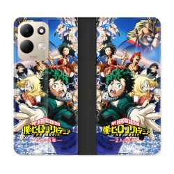 Housse Cuir Portefeuille Pour Xiaomi Redmi 17 4G / 5G Manga My Hero Academia Affiche