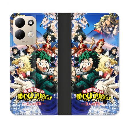 Housse Cuir Portefeuille Pour Xiaomi Redmi 17 4G / 5G Manga My Hero Academia Affiche