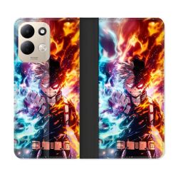 Housse Cuir Portefeuille Pour Xiaomi Redmi 17 4G / 5G Manga My Hero Academia Shoto Portrait