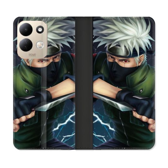 Housse Cuir Portefeuille Pour Xiaomi Redmi 17 4G / 5G Manga Naruto Kakashi