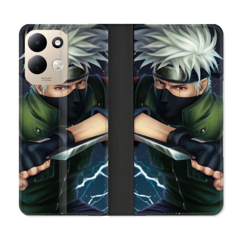 Housse Cuir Portefeuille Pour Xiaomi Redmi 17 4G / 5G Manga Naruto Kakashi