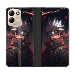 Housse Cuir Portefeuille Pour Xiaomi Redmi 17 4G / 5G Manga Naruto Kakashi Dark