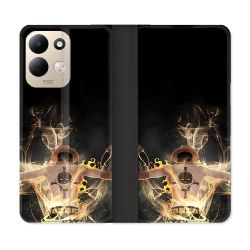 Housse Cuir Portefeuille Pour Xiaomi Redmi 17 4G / 5G Manga One Piece Ace Noir