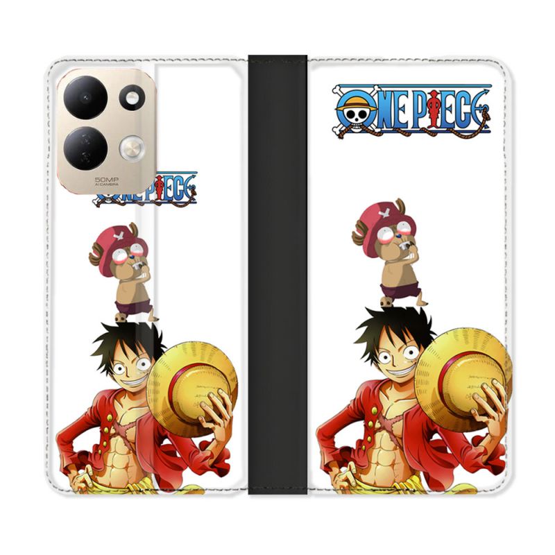 Housse Cuir Portefeuille Pour Xiaomi Redmi 17 4G / 5G Manga One Piece Chopper