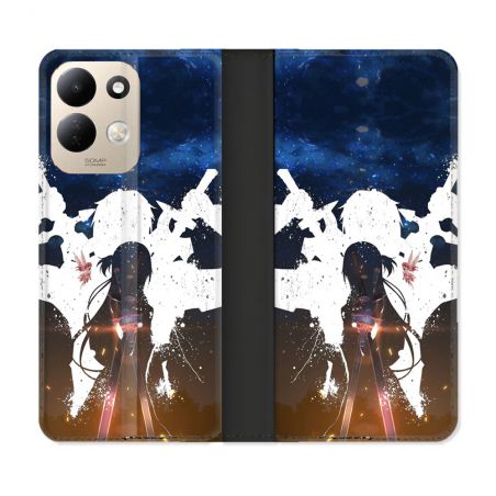 Housse Cuir Portefeuille Pour Xiaomi Redmi 17 4G / 5G Manga SAO sword Art Online Asuna