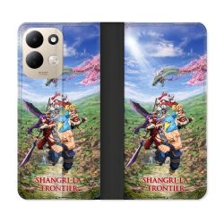 Housse Cuir Portefeuille Pour Xiaomi Redmi 17 4G / 5G Manga Shangri La Frontier Affiche