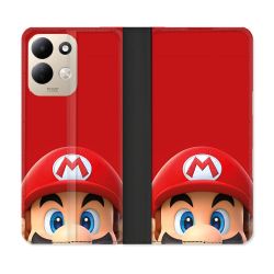 Housse Cuir Portefeuille Pour Xiaomi Redmi 17 4G / 5G Mario Rouge