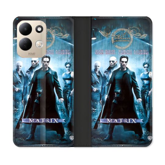 Housse Cuir Portefeuille Pour Xiaomi Redmi 17 4G / 5G Matrix Affiche