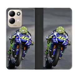 Housse Cuir Portefeuille Pour Xiaomi Redmi 17 4G / 5G Moto Course GP Wheeling 46