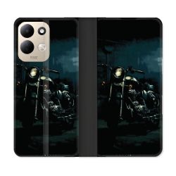 Housse Cuir Portefeuille Pour Xiaomi Redmi 17 4G / 5G Moto Harley Vintage