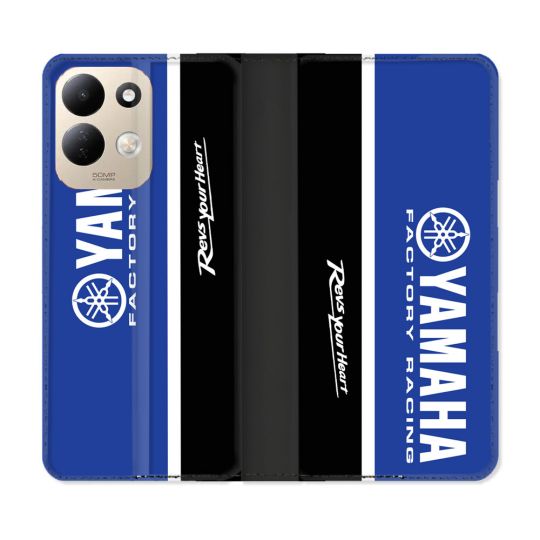 Housse Cuir Portefeuille Pour Xiaomi Redmi 17 4G / 5G Moto Yamaha