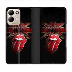 Housse Cuir Portefeuille Pour Xiaomi Redmi 17 4G / 5G Musique Rolling Stones