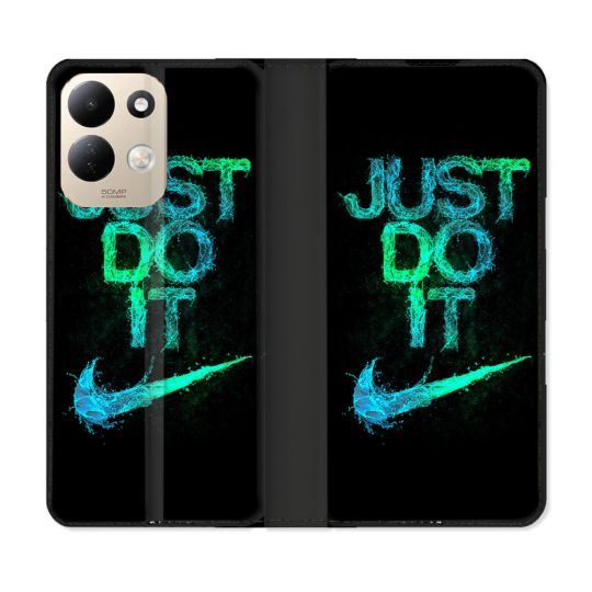 Housse Cuir Portefeuille Pour Xiaomi Redmi 17 4G / 5G Nike Just Do It