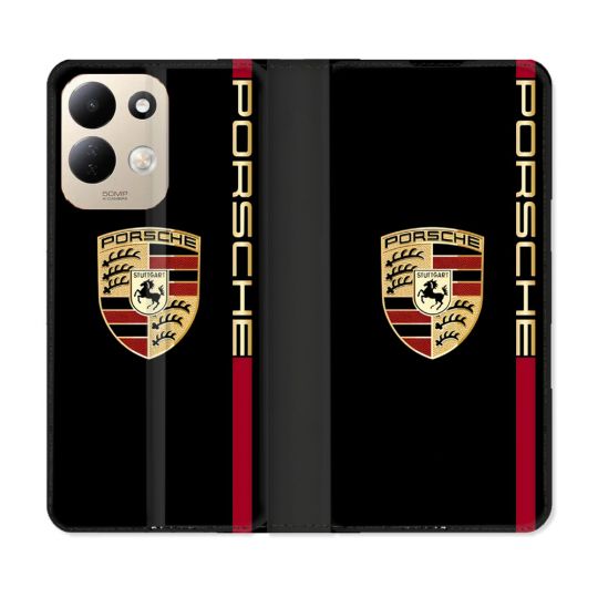 Housse Cuir Portefeuille Pour Xiaomi Redmi 17 4G / 5G Porsche Line