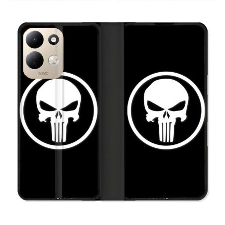Housse Cuir Portefeuille Pour Xiaomi Redmi 17 4G / 5G Punisher