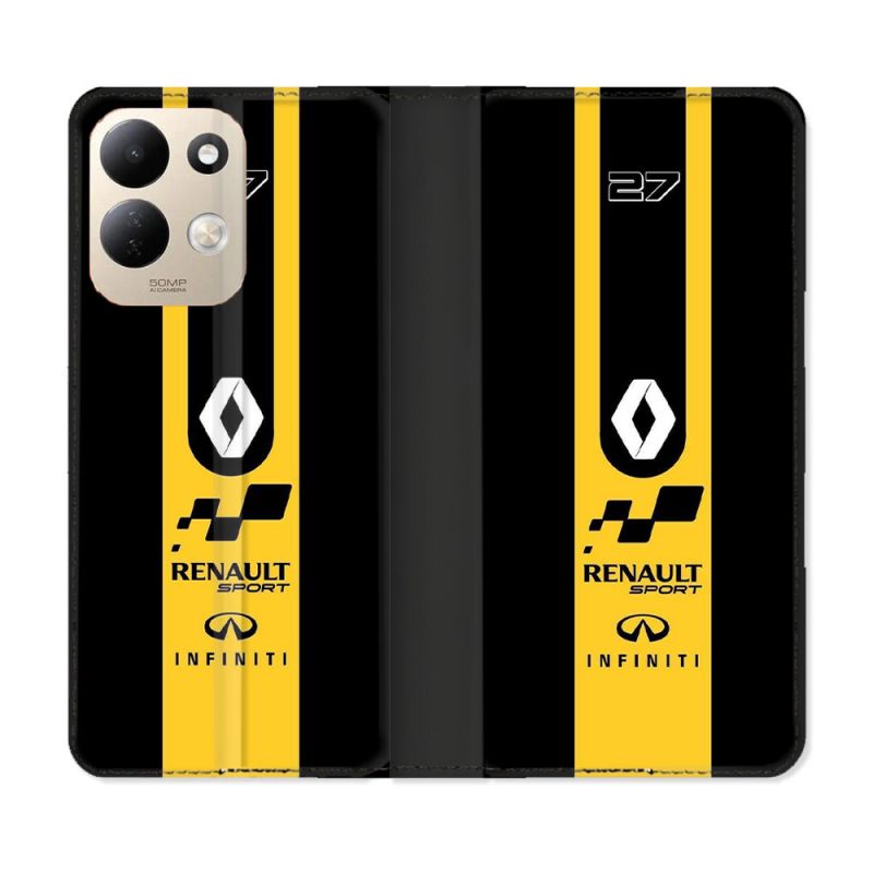 Housse Cuir Portefeuille Pour Xiaomi Redmi 17 4G / 5G Renault